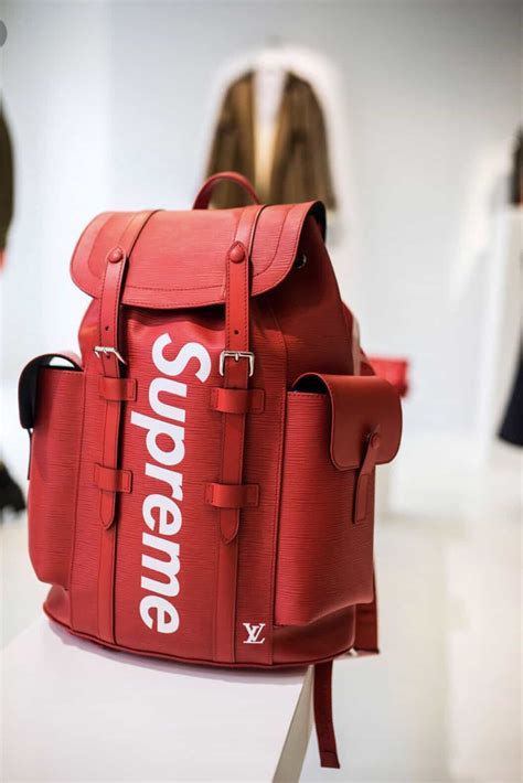 louis vuitton supreme fake black backpack|louis vuitton supreme backpack men.